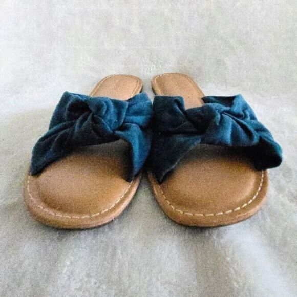 Old Navy Bow Slide Sandals - Slip On Casual Comfort - Size (See Pics) - Picture 2 of 7